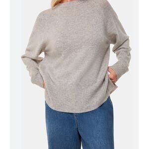 Whistles Rose Cashmere Crewneck Sweater size X-Small